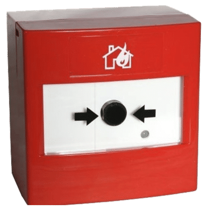 Pulsador rearmable de alarma. PFE-L/IN