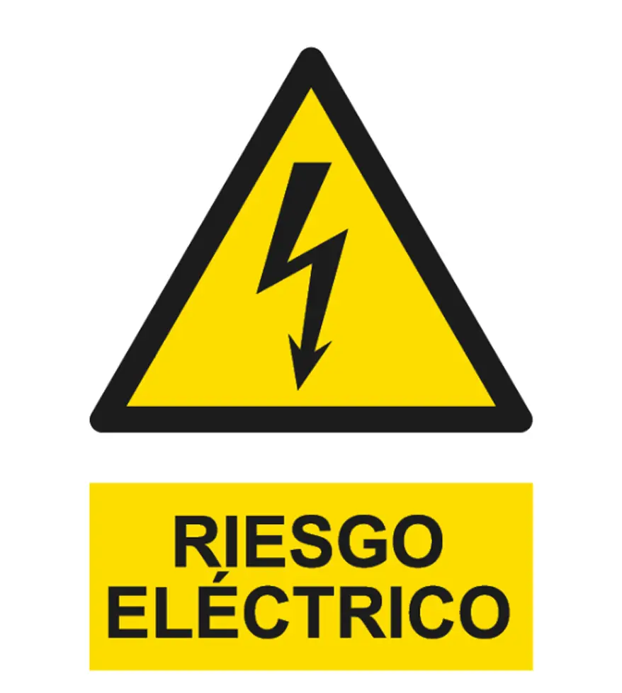 AD-2160 Señal / Cartel de Riesgo eléctrico