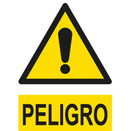 Señal / Cartel de Peligro