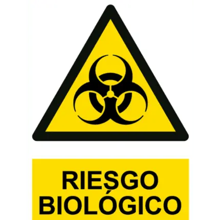 Señal / Cartel de Riesgo biológico