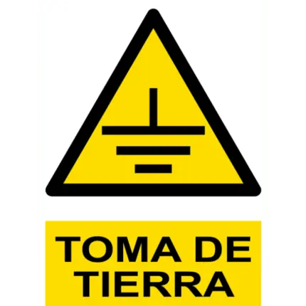 Señal / Cartel de Toma de tierra
