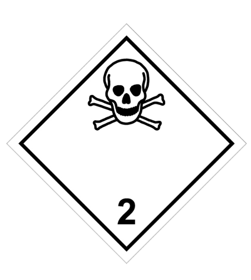 ADR-040 Señal de Gases tóxicos. División 2.3.