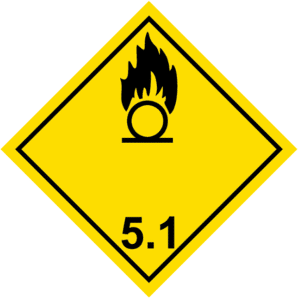 Señal de Materias comburentes