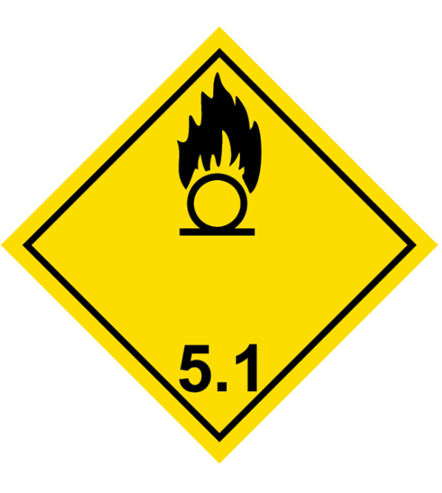 ADR-070 Señal de Materias comburentes