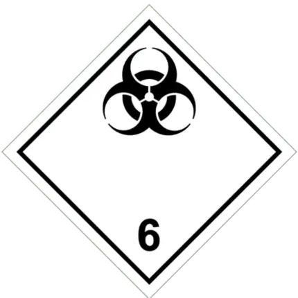 Señal de Materias infecciosas