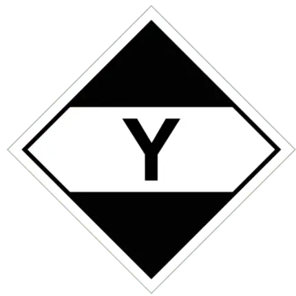 Señal de Cantidad limitada transporte aéreo