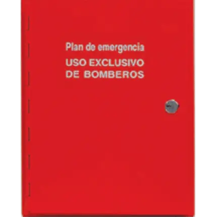 Armario para planos de evacuación