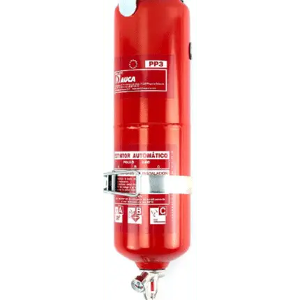 Extintor automático de 3 kg de polvo PP3