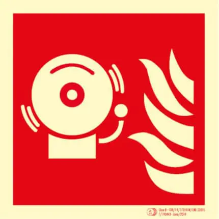 Señal / Cartel de Avisador sonoro. Clase B