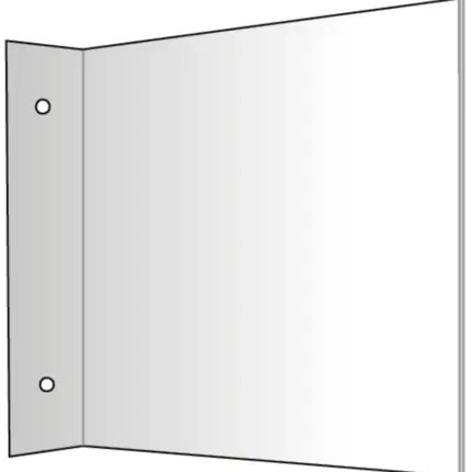 Soporte para Señales en banderola. Aluminio