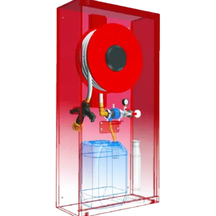 Boca de incedios equipada agua / espuma DN25