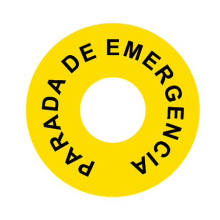 Señal de Botonera. Parada de emergencia