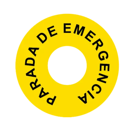 Señal de Botonera. Parada de emergencia