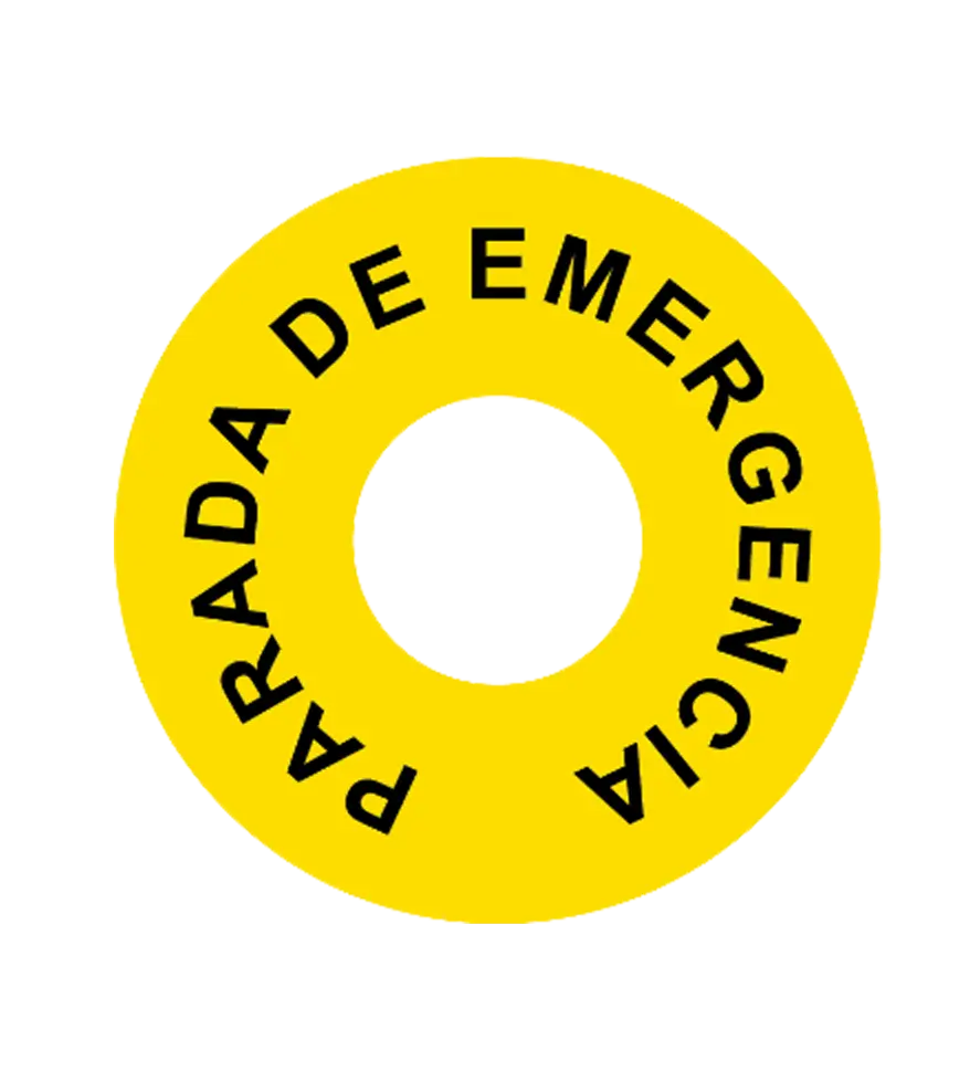 BOT-010 Señal de Botonera. Parada de emergencia