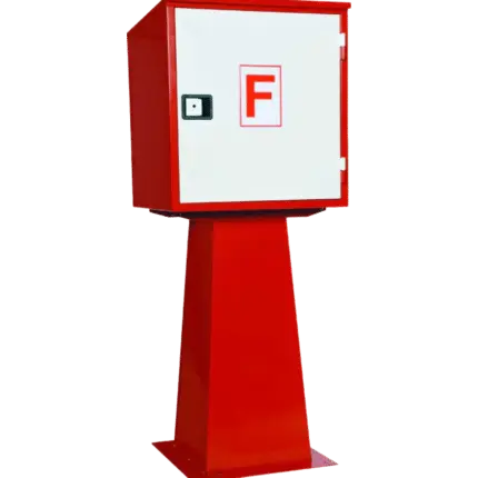 Caseta intemperie vacía material hidrantes CASE