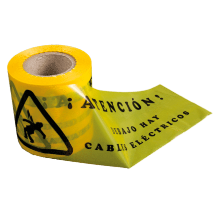 Cinta de balizamiento cable eléctrico