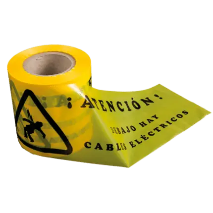 Cinta de balizamiento cable eléctrico
