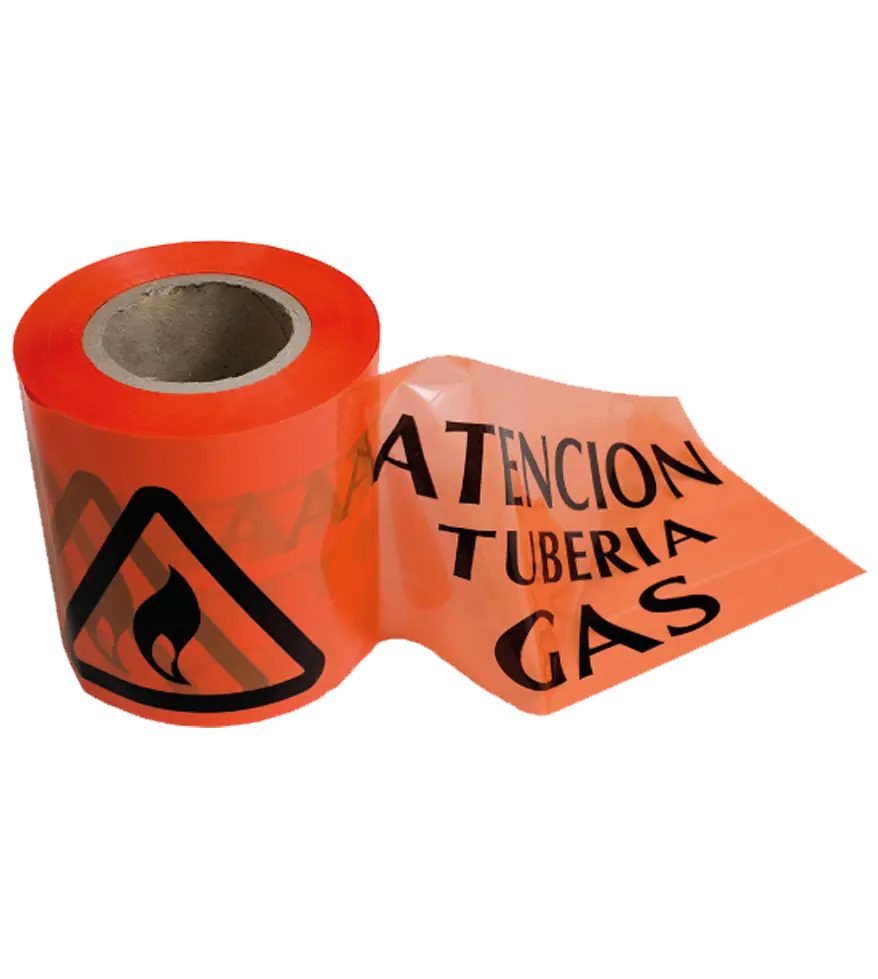 CBAL-GAS Cinta de balizamiento tubería gas