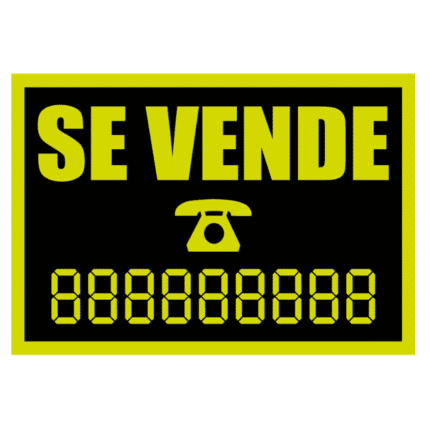 Señal / Cartel de Se vende