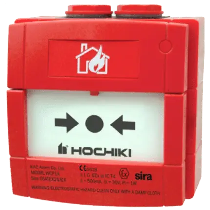Pulsador convencional exteriores ATEX HOCHIKI. CCP-W-IS