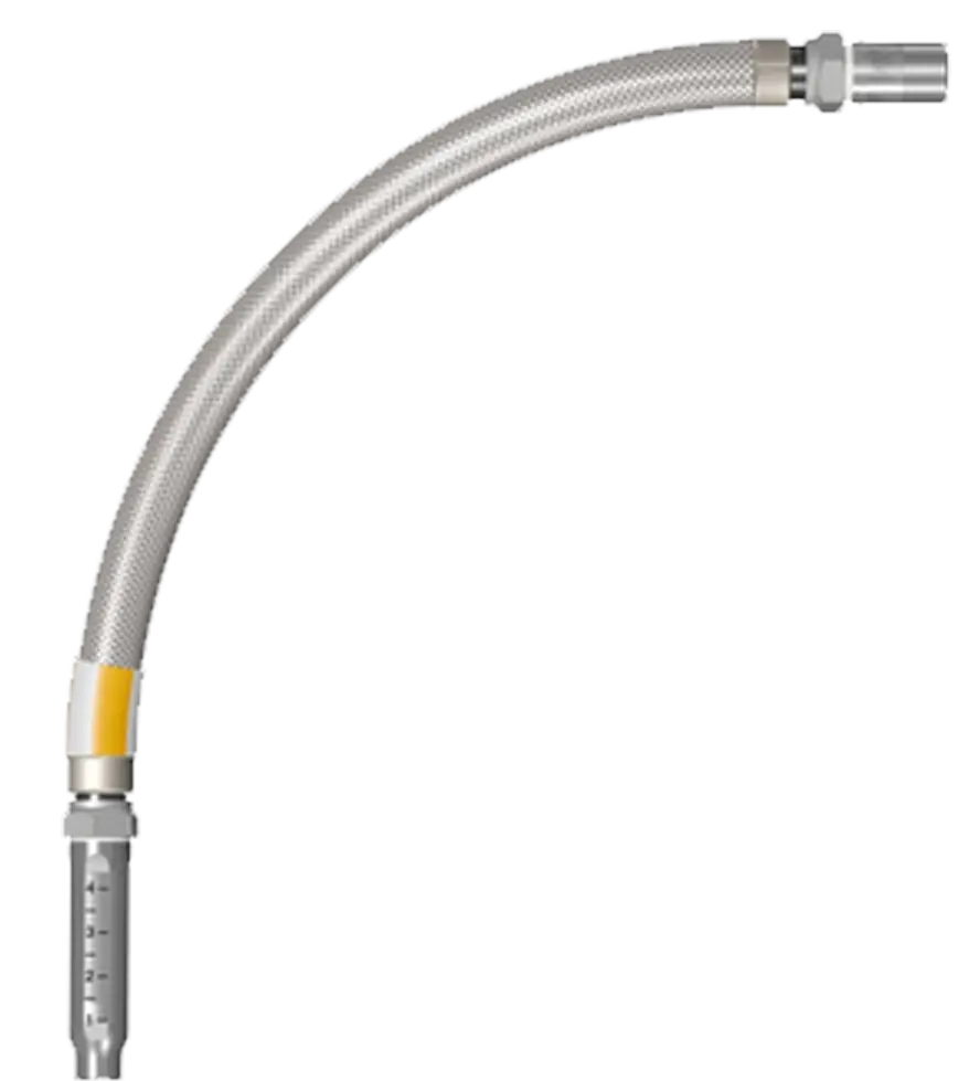 CFR-AH2 AH2 flexible hose with mesh. No support