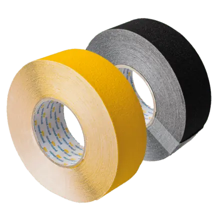 Cinta antideslizante abrasiva. Uso industrial