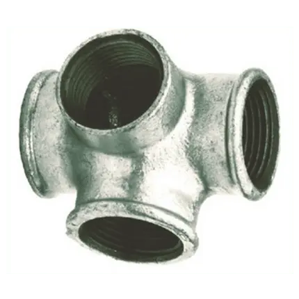 Codo 90º 4 tomas rosca hembra