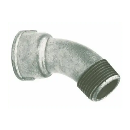 Curva 45º rosca macho / hembra