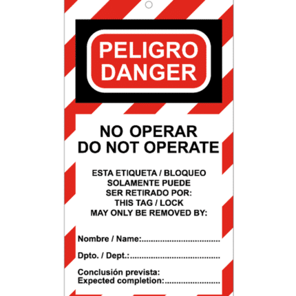 Danger Lock Card. Do not operate