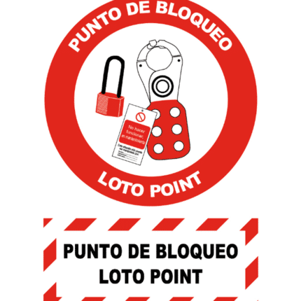 Señal / Cartel de punto de bloqueo