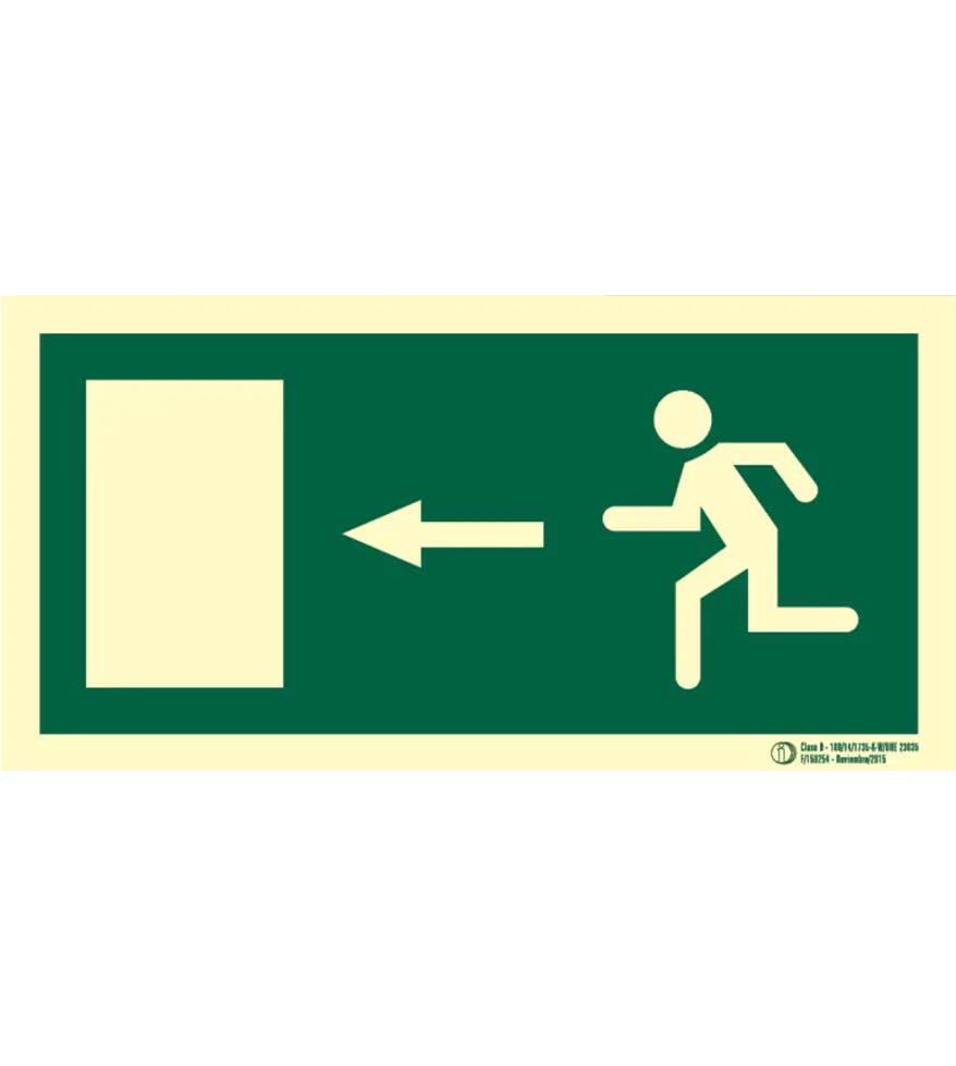 EYS-1020 Señal / Cartel de Salida en planta. Clase B