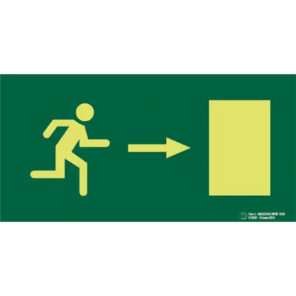 Señal / Cartel de Salida en planta. Clase A