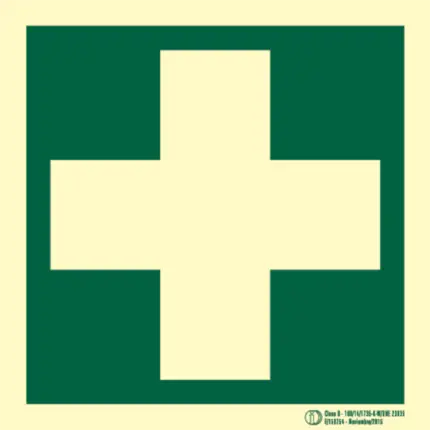 Señal / Cartel de Botiquín. Clase B