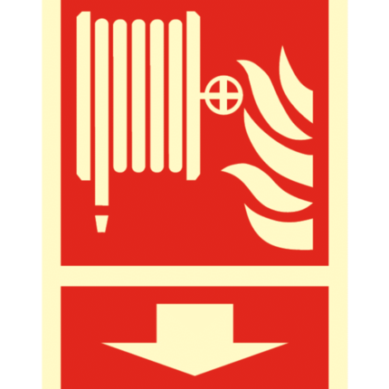 Señal / Cartel Boca de Incendios Equipada BIE. Clase B.