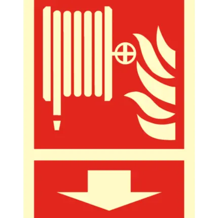 Señal / Cartel Boca de Incendios Equipada BIE. Clase B.