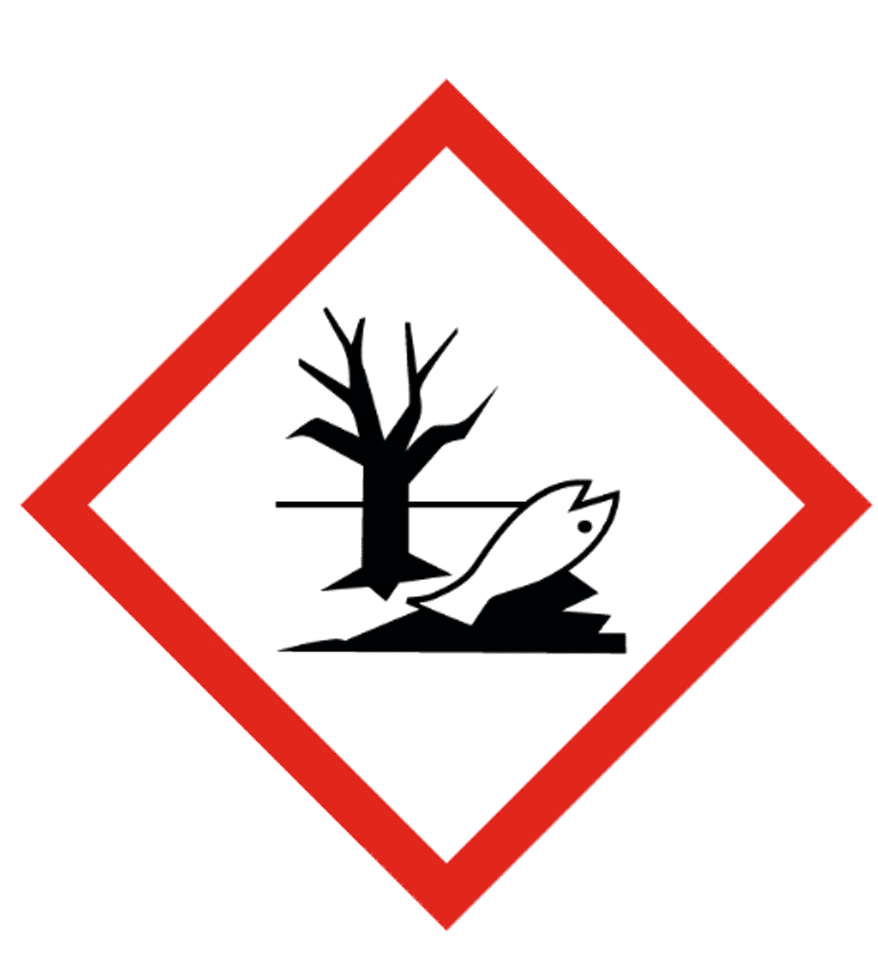 GHS-030 Señal de Dañino al medio ambiente acuático