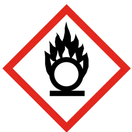 Señal de Sustancias comburentes