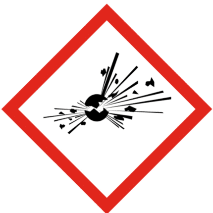 Señal de Sustancias explosivas