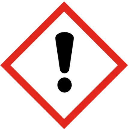 Señal de Peligro de irritación al inhalar