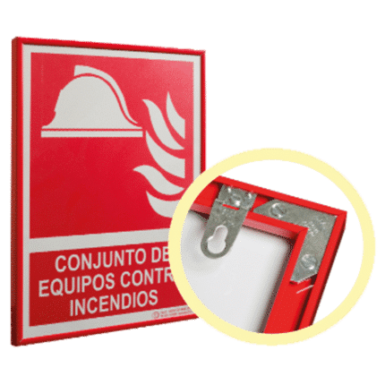 Marquito de aluminio cuadrado