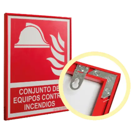 Marquito de aluminio cuadrado