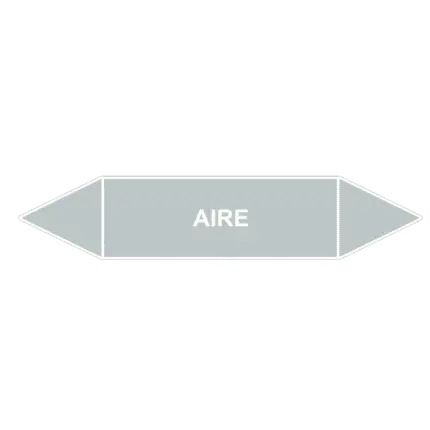 Señal de Marcaje tuberías. Aire