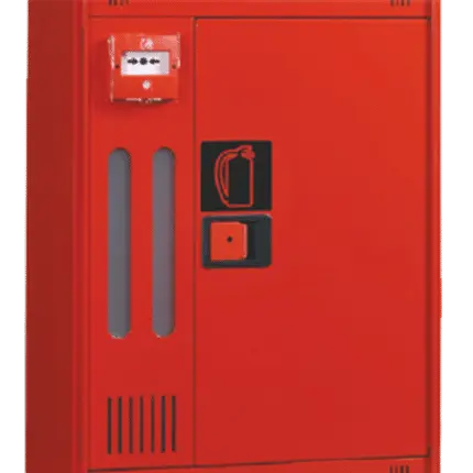Armario Extintor + Pulsador de alarma. MT530