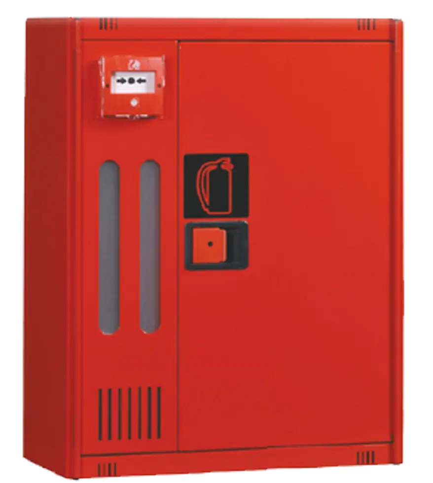 MT530C Armario Extintor + Pulsador de alarma. MT530