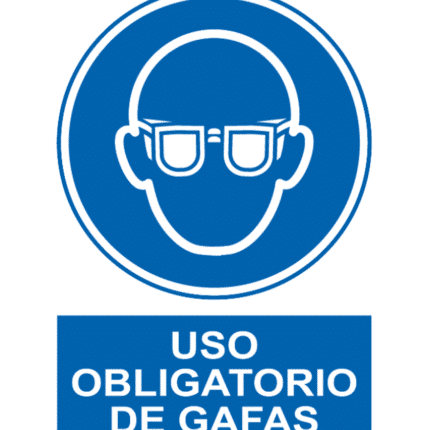 Sign / Poster for Mandatory Use of Glasses