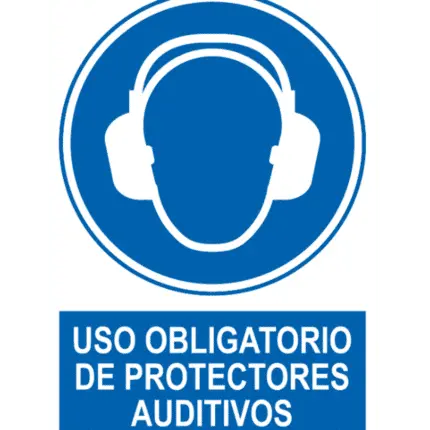 Sign / Poster for Mandatory Use Hearing Protectors