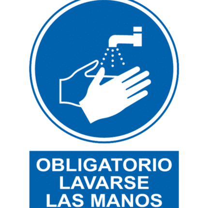 Sign / Poster mandatory hand washing