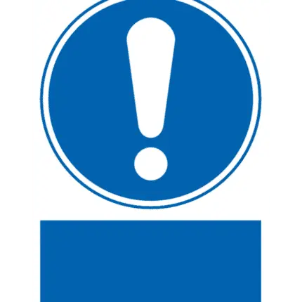 Señal / Cartel de Obligación general