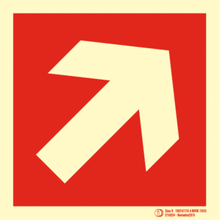 Diagonal location Sign Class B