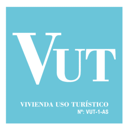 Señal / Cartel de Vivienda uso turístico. Asturias